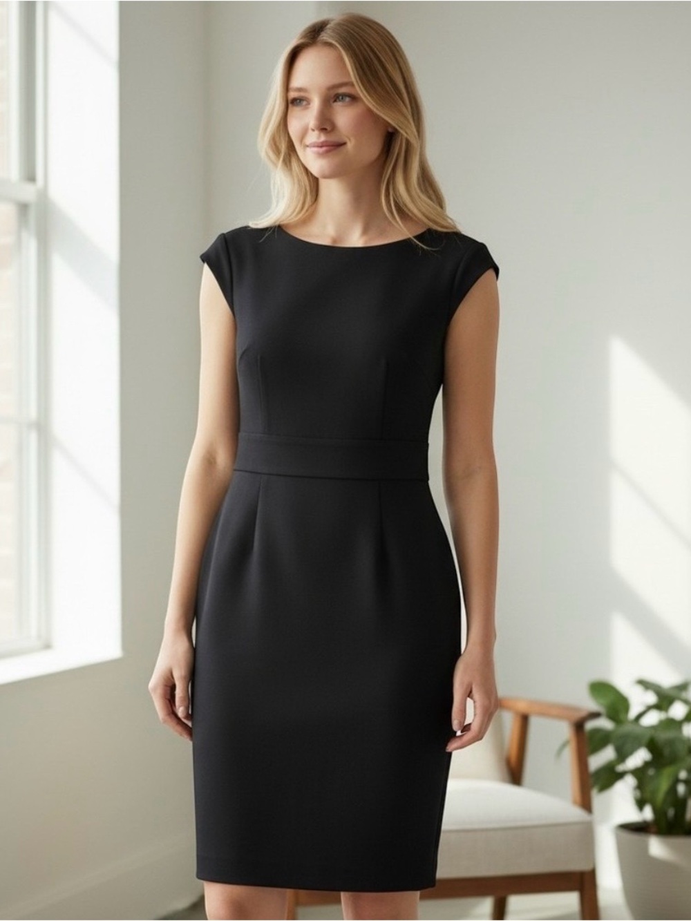 The Limited Classic Black Sheath Dress